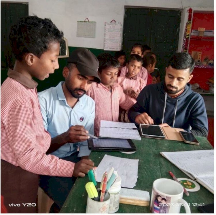 Raibareli-प्राथमिक विद्यालय जगतपुर निपुड़ लक्ष्य के अंतर्गत बच्चों को किया गया शिक्षित *