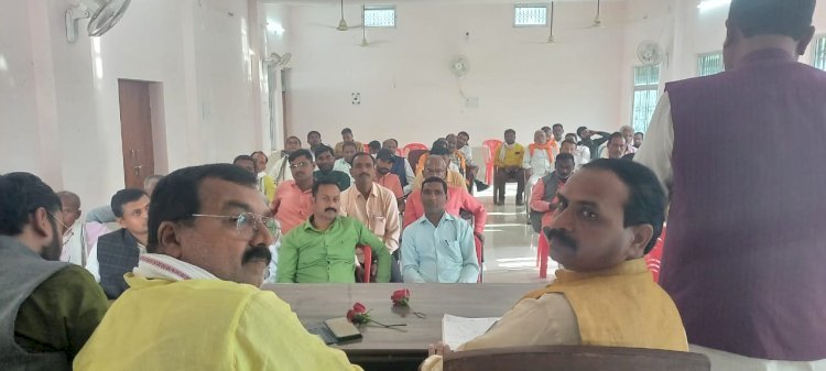 रायबरेली- ब्लाक सभागार में भाजपा का बूथ सस्तिकरण कार्यशाला का आयोजन