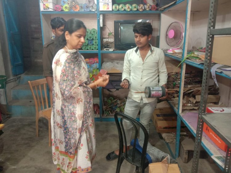 Raibareli-नगर मजिस्ट्रेट ने प्रतिबंधित मांझा को लेकर शहर के विभिन्न क्षेत्रों में की छापामारी