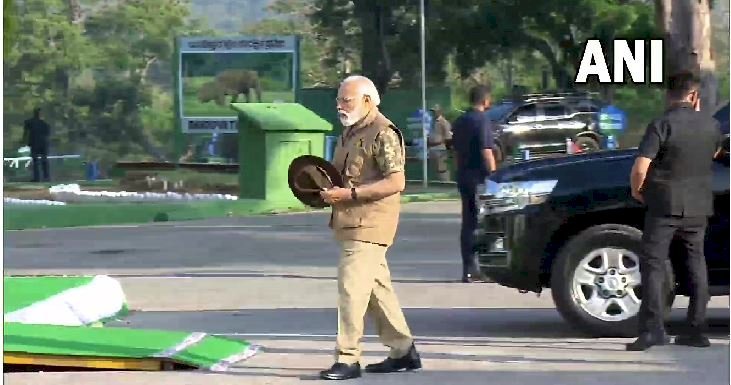 न्यू लुक में बांदीपुर टाइगर रिजर्व पहुंचे पीएम मोदी, देखें तस्वीरें!