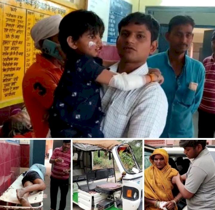 रायबरेली-ई रिक्शा अनियंत्रित होकर खाई में पलटा चालक समेत दस लोग घायल,दो रेफर