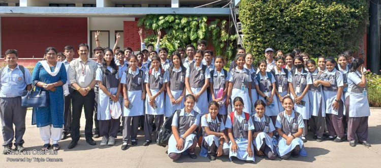 रायबरेली-चिन्मय विद्यालय में शैक्षिक भ्रमण का आयोजन,,,,