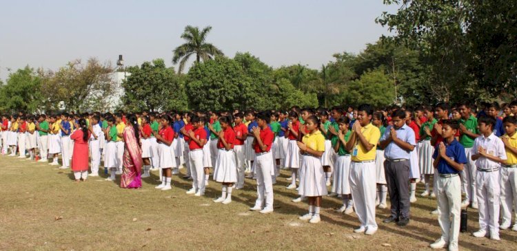 रायबरेली-चिन्मय विद्यालय में छात्रों को दिलवाई गई 'स्वच्छता शपथ