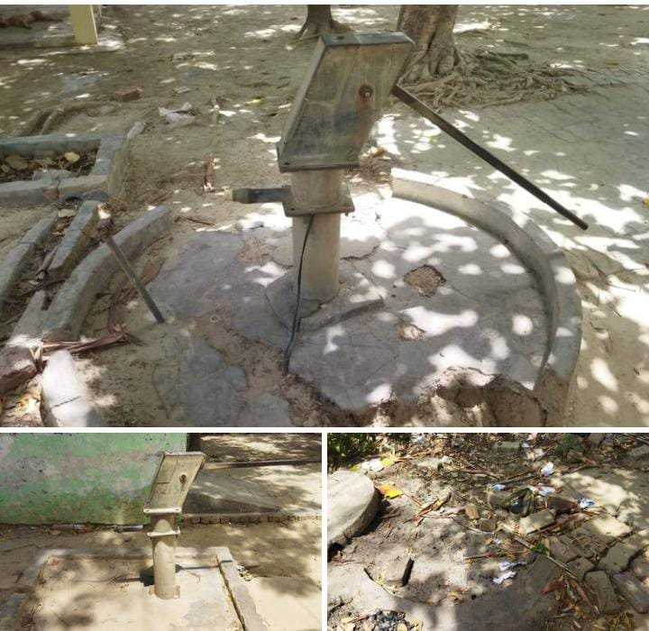 Raibareli-विद्यालय मे खराब पड़े नल बयां कर रहे है बदहाली की दास्तां*