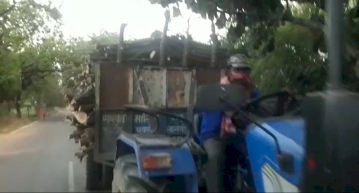 Raibareli-सड़कों पर यमराज बनकर फर्राटा भर रही अवैध लकड़ी लदी ट्रैक्टर ट्रालियां*
