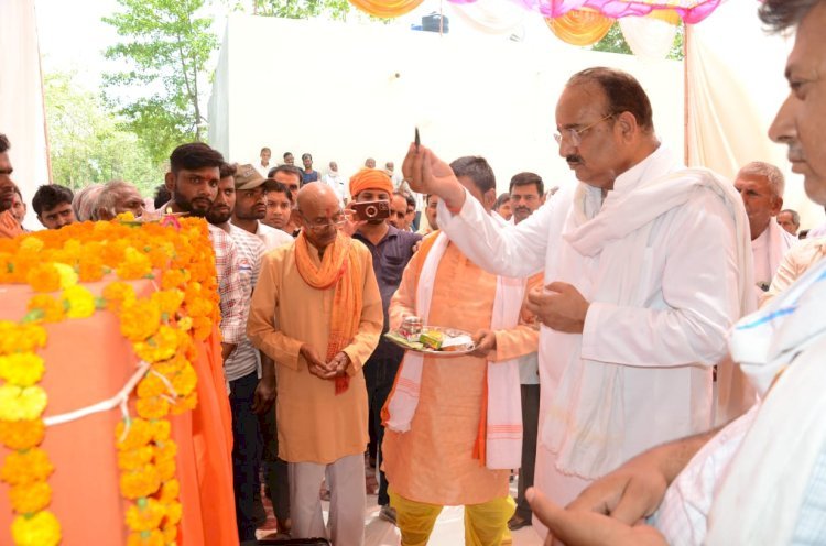 उद्यान मंत्री दिनेश प्रताप सिंह ने ब्लाक राही व दीनशाहगौरा के विभिन्न निर्माण कार्यों का किया लोकार्पण व शिलान्यास