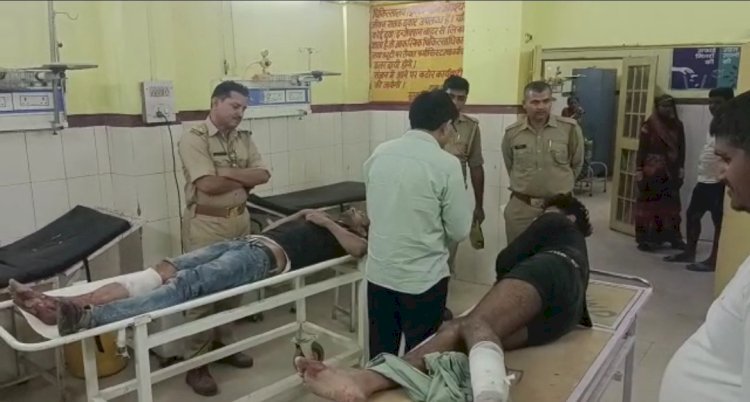 Breaking News-पुलिस व गौ तस्करों के बीच मुठभेड़