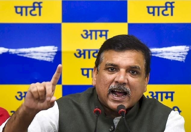 संजय सिंह का सरकार पर वार, भाजपा नेता कर रहे प्रचार, डायलॉग सुनेंगे तो आएगी शर्म
