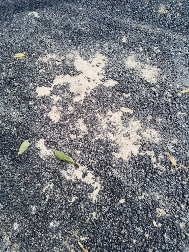 रायबरेली- चंद दिनों पहले बनी सड़क चढ़ी भ्रष्टाचार की भेंट