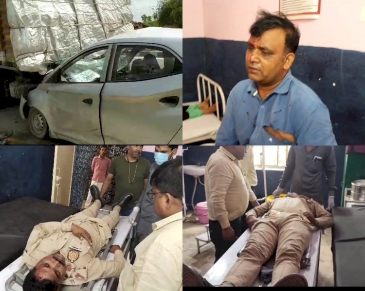 Raibareli-खड़े ट्रक में जा घुसी तेज रफ्तार अनियंत्रित कार