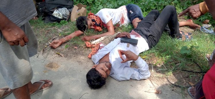 Raibareli-सड़क किनारे अनियंत्रित होकर गिरे बाइक सवार,गंभीर रूप से हुए घायल*