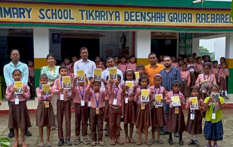 बच्चों का किया गया स्वास्थ्य परीक्षण