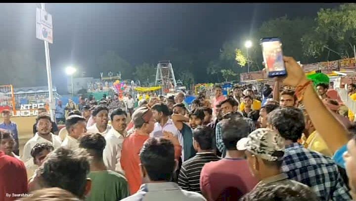 रायबरेली-NTPC नवरात्रि मेले में  दुकानदारों ने मेला समिति पर लगाया मनमानी व दुर्व्यवहार का आरोप,,,,