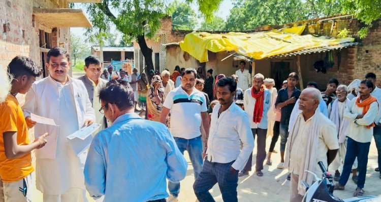 Raibareli-दर्जनों गांवों का भ्रमण कर सुनी लोगो की समस्याएं