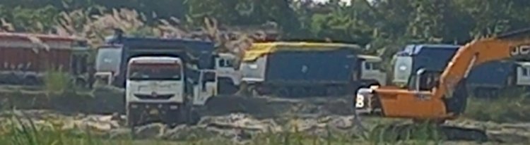 रायबरेली- नही थम रहा अरखा ऐश डाइक पर ओवरलोडिंग का खेल,,,,