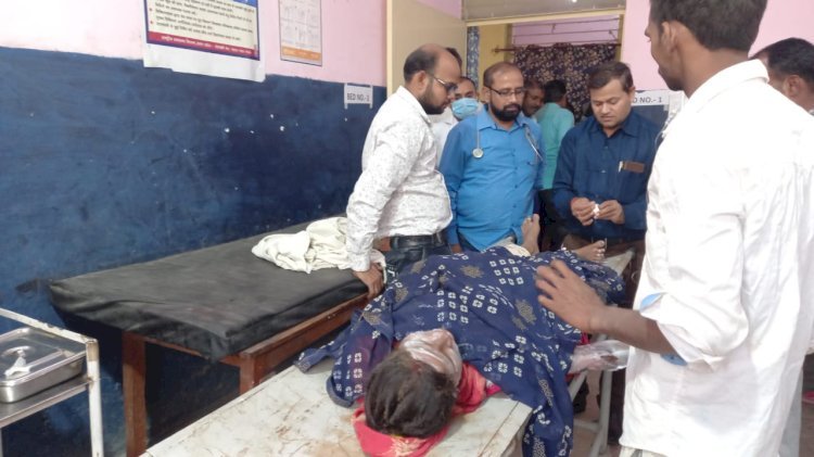 Raebareli:खाना बनाते समय गैस पाइप में लीकेज से लगी आग,महिला झुलसी