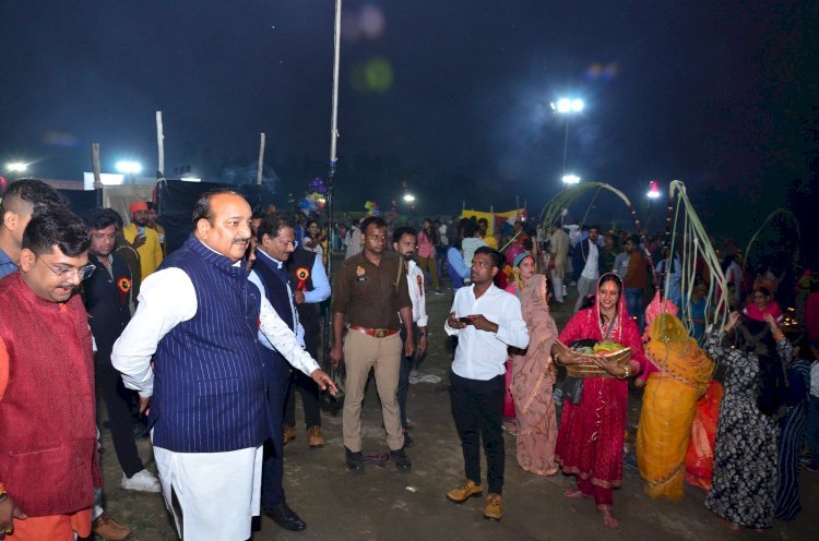 Raebareli:उद्यान मंत्री ने छठ पूजा पर लोगों को दी बधाई