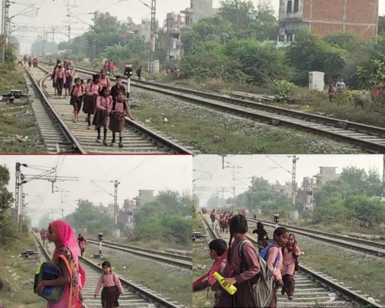 Raebareli:जिम्मेदार अधिकारी कर रहे हैं। बड़े हादसे का इंतजार