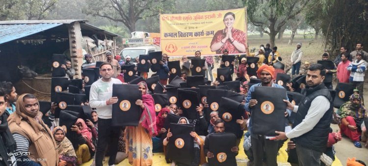 रायबरेली-उत्थान सेवा संस्थान द्वारा छतोह ब्लॉक में कंबल वितरण कार्यक्रम  संपन्न हुआ!