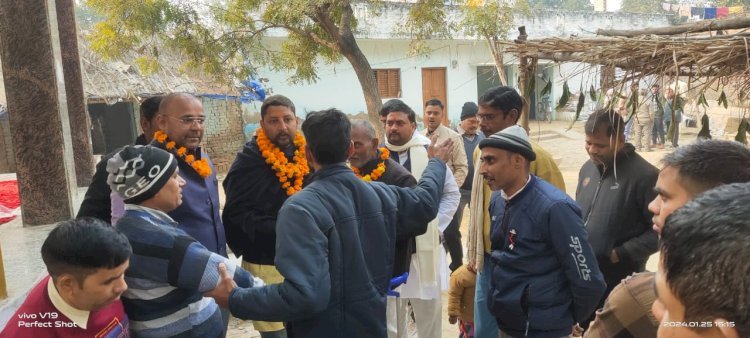 Raibareli-कमेटी के लोगो ने सपा नेता देवेंद्र सिंह उर्फ गोलू का किया भव्य स्वागत