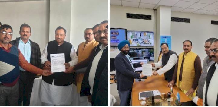 रायबरेली-एनटीपीसी के प्रभावित परिवारों ने जीविकोपार्जन के लिए भाजपा नेता को सौंपा ज्ञापन 