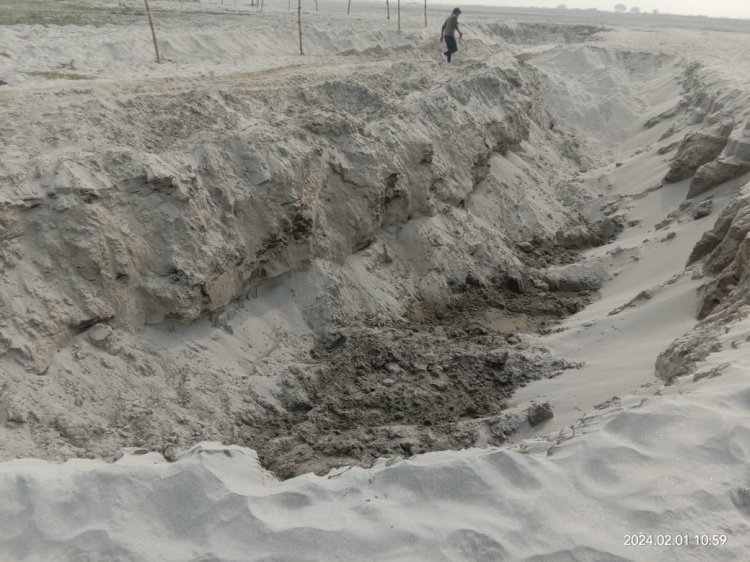 रायबरेली-बालू खनन माफिया पर मेहरबान डलमऊ तहसील प्रशासन