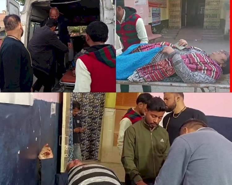 Raibareli-दो बाइको की आमने-सामने की टक्कर में दम्पति घायल हालत नाजुक