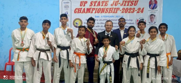 Raibareli-एनटीपीसी ऊंचाहार के 10 खिलाड़ियों का हुआ नेशनल जु-जुत्सु चैंपियनशिप के लिए चयन।