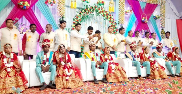 रायबरेली-समाजसेवी संस्था द्वारा पांच निर्धन कन्याओं की कराया विवाह,,,,,