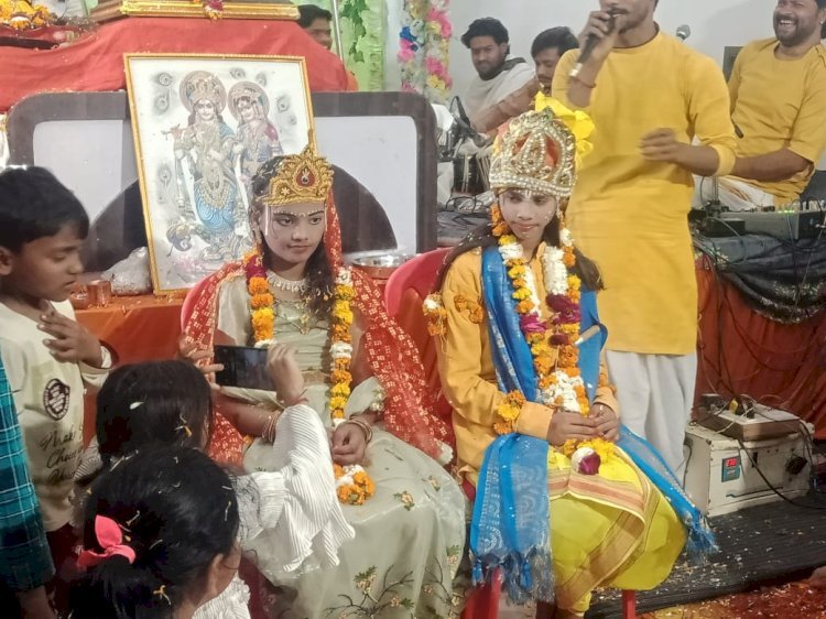 रायबरेली-रुक्मिणी को ब्याहने चले भगवान कृष्ण, श्रद्धा बनी घराती और बाराती,,,