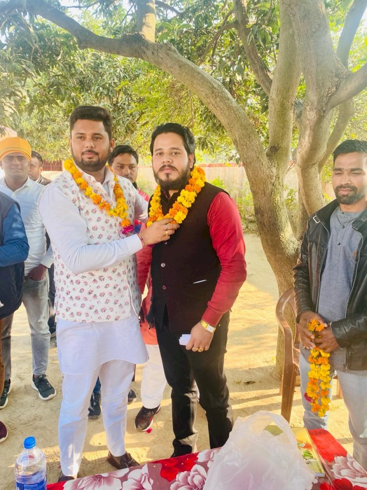 रायबरेली-ऋषभ मिश्रा बने भाजपा युवा मोर्चा के मंडल अध्यक्ष