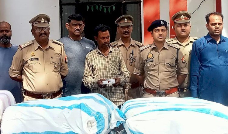 रायबरेली-ऊंचाहार में साढ़े पांच करोड़ रुपए कीमत की गांजा की खेप बरामद 