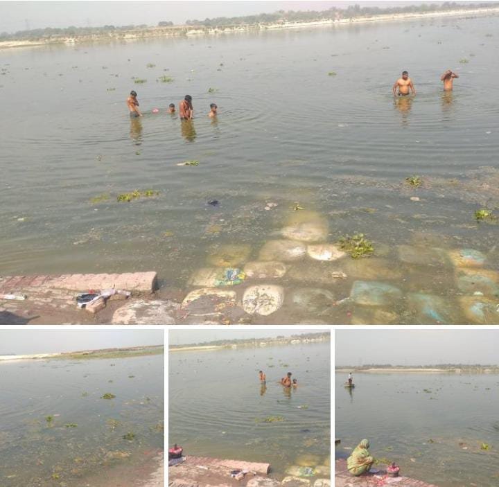 रायबरेली-गंदगी से गोकना घाट पर सिसक रहा मां गंगा का आंचल