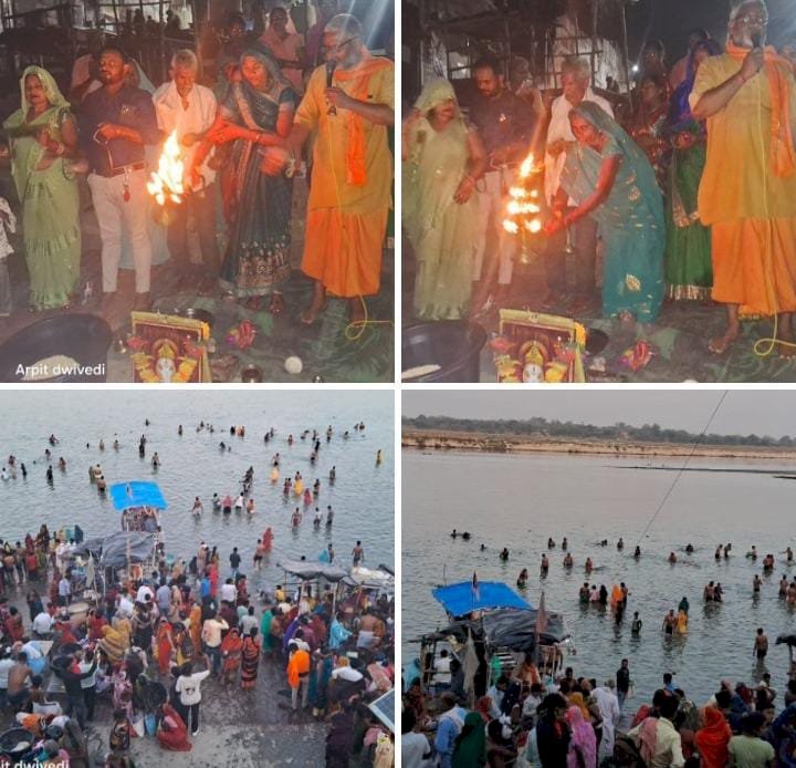 रायबरेली-चैत्र पूर्णिमा की पुण्य बेला में उमड़ा आस्था और भक्ति का हुजूम , हजारों श्रद्धालुओं ने लगाई गंगा में डुबकी
