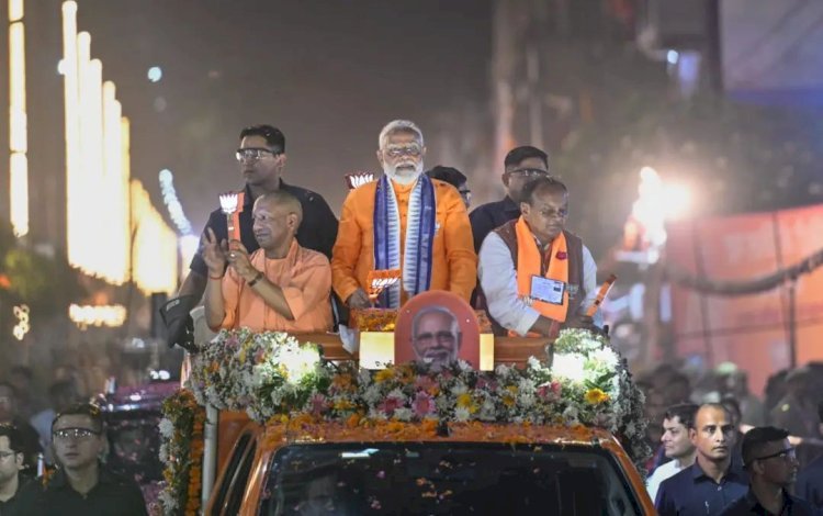 बरेली की सड़कों पर गुंजा अबकी बार 400 पार