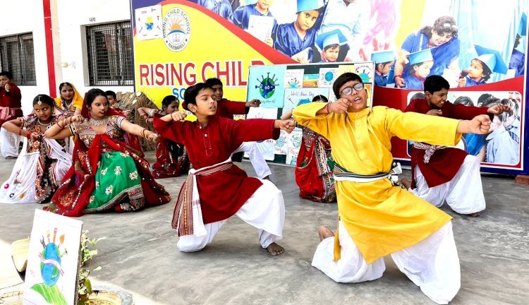 Raibareli-श्रमिक दिवस पर राइजिंग चाइल्ड स्कूल में हुए विविध कार्यक्रम