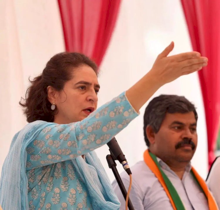 प्रियंका ने चुनावी प्रचार का किया आगाज़,बोली रायबरेली से है पारवारिक नाता
