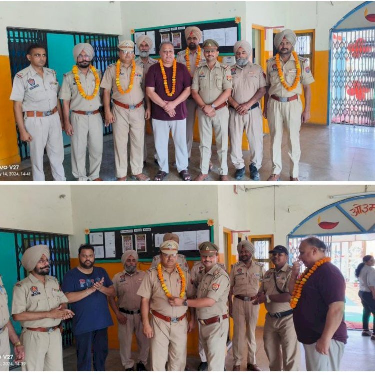 रायबरेली में मतदान के लिए पहुंची पंजाब पुलिस , किया गया जोरदार स्वागत,,,,, 