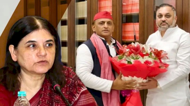अखिलेश यादव ने एन वक़्त पर बदला खेल बाहुबली चंद्र भट्ट की वापसी क्या होगी मेनका गांधी के लिए चुनौती
