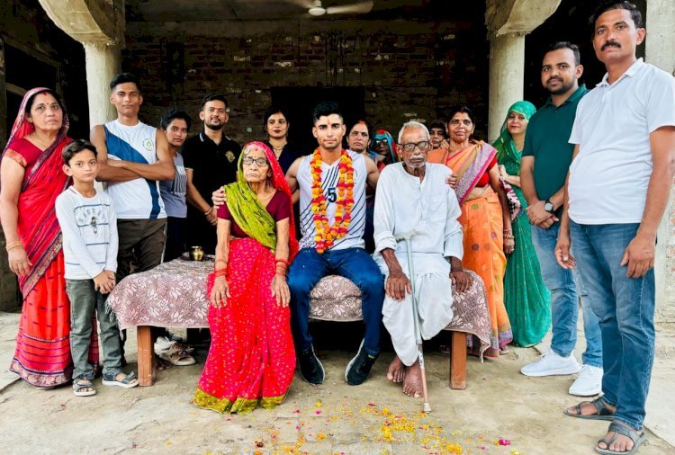 रायबरेली-मेहनत व लगन की बदौलत गांव का सपूत बन गया नेवी में सब लेफ्टिनेंट