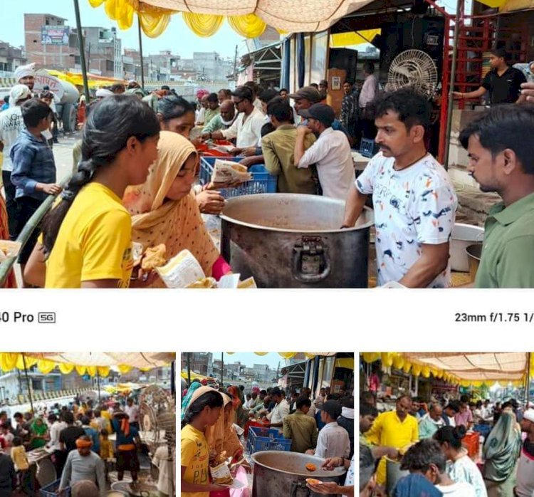 रायबरेली-ज्येष्ठ मास के तीसरे मंगलवार पर भी भंडारे की रही धूम , श्रद्धालुओं ने छका प्रसाद