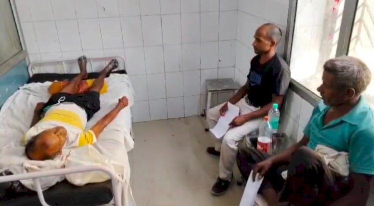 Raibareli-बुजुर्ग को जिंदा जलाकर मारने का किया गया प्रयास