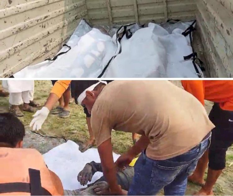 रायबरेली-अट्ठारह घंटे बाद नदी में  डूबे दोनों युवकों का शव बरामद