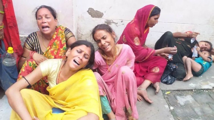 लाशो का ढेर देख सिपाही का कलेजा बैठा,चंद मिनटों में मौत