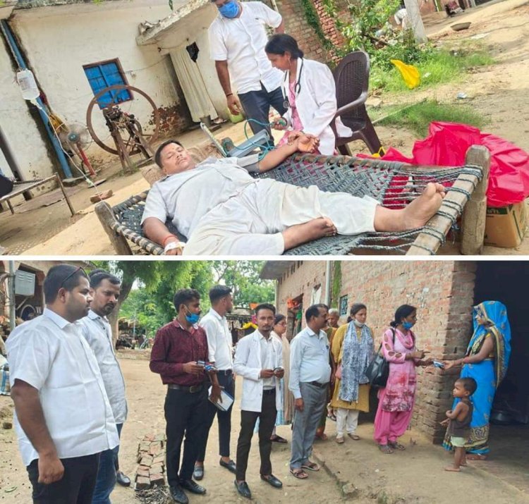 रायबरेली-गुलरिहा गांव में बढ़ी डायरिया मरीजों की संख्या , गांव में स्वास्थ टीम कर रही कैंप