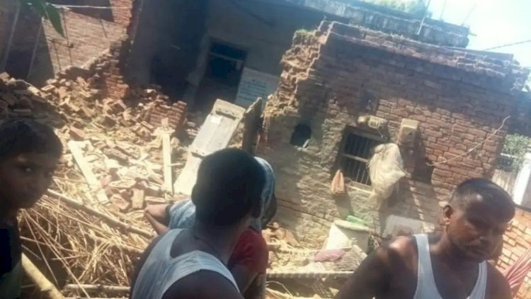 यूपी के रायबरेली में मकान गिरने से हुआ बड़ा हादसा