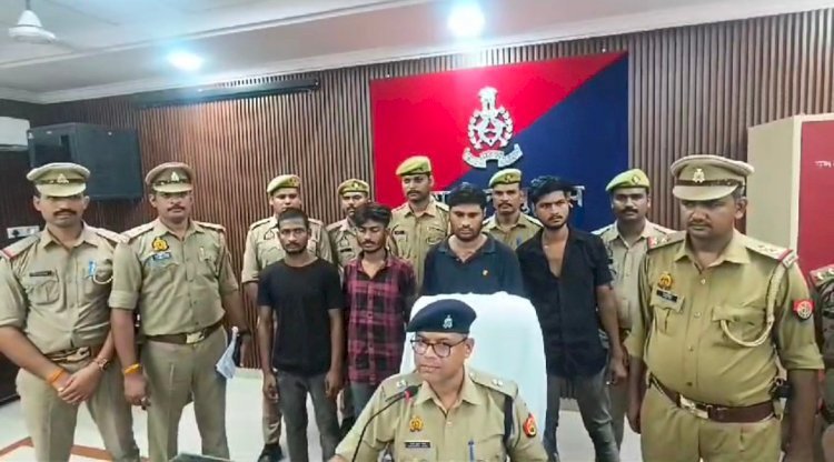 Raibareli-अवैध वसूली व चोरी की घटनाओं को अंजाम देने वाले शातिर चोरो को पुलिस ने किया गिरफ्तार