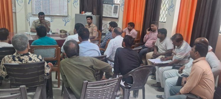 रायबरेली-सराफा व्यापारी पुत्र हत्या से उपजी परिस्थितियों पर कोतवाल ने व्यापारियों संग किया मंथन