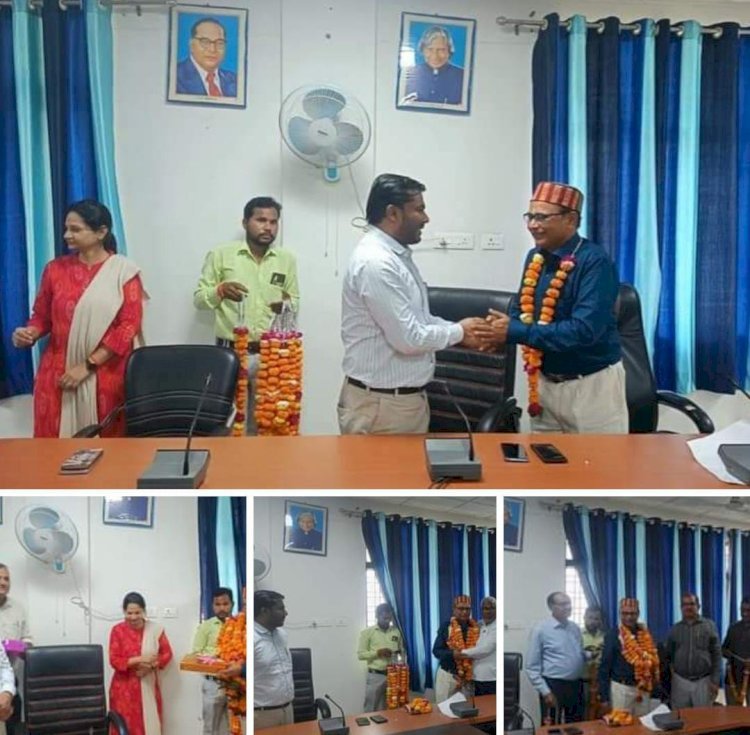 रायबरेली-राजस्व निरीक्षक को तहसील परिवार ने दी भावपूर्ण बिदाई