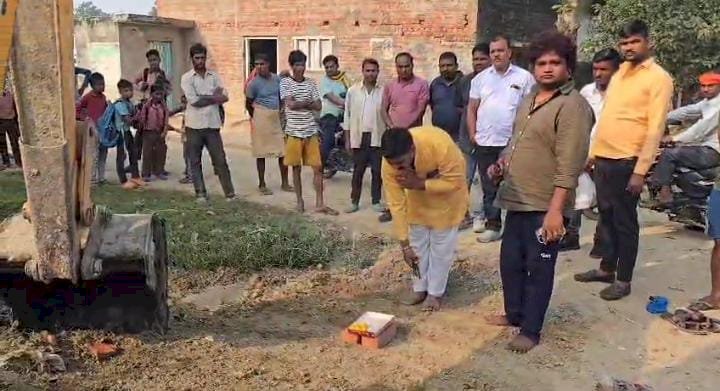 रायबरेली-जिला पंचायत द्वारा खोजनपुर और ऊंचाहार देहात में बनेगा 35 लाख रुपए लागत से नाला